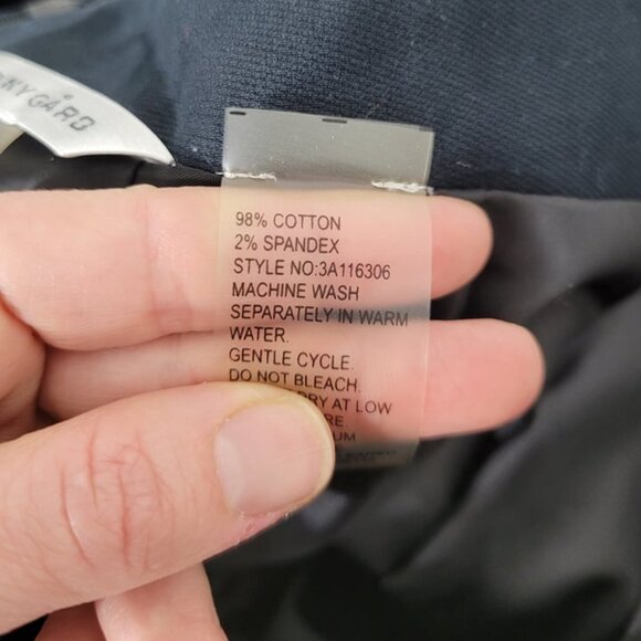 Peter Nygard Black Classic Cotton-Blend Knee-Length A-Line Business Skirt Sz 14 - Picture 3 of 9